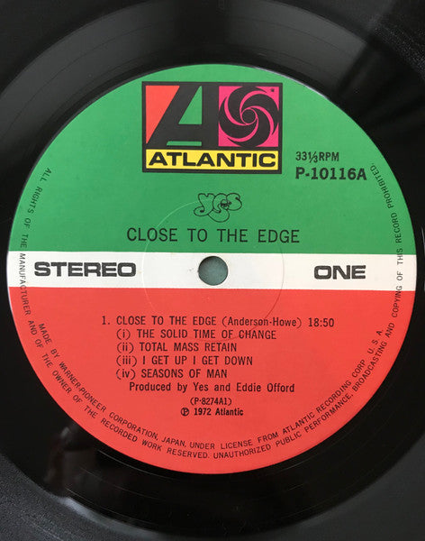Close To The Edge = 危機