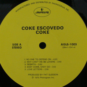 Master Release: Coke by Coke Escovedo
