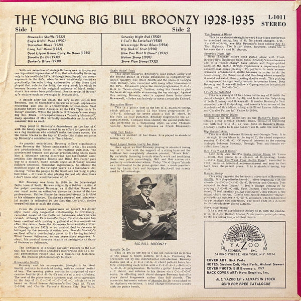 Master Release: The Young Big Bill Broonzy 1928-1936 by Big Bill Broonzy