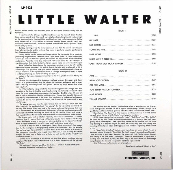 Release: The Best Of Little Walter-Vinyl-Germany-2005-LP-1428, LP 1428, LP-1428-2746132