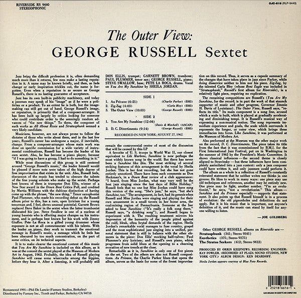 Master Release: The Outer View by George Russell
