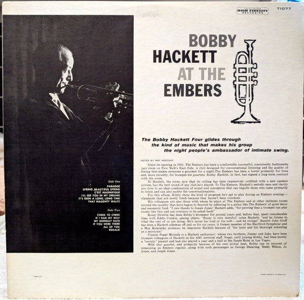 Bobby Hackett At The Embers