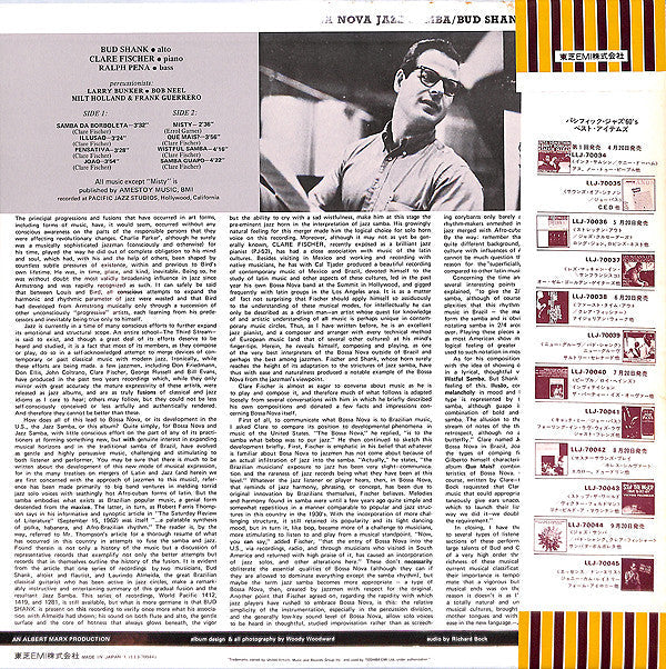 Master Release: Bossa Nova Jazz Samba by Bud Shank