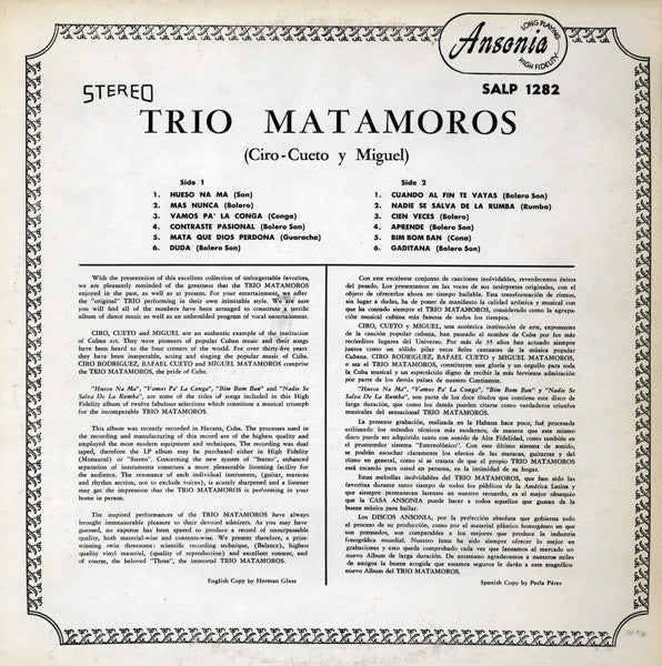 Master Release: Trio Matamoros Vol. 2 by Trio Matamoros