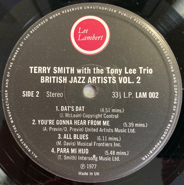 British Jazz Artists Vol. 2