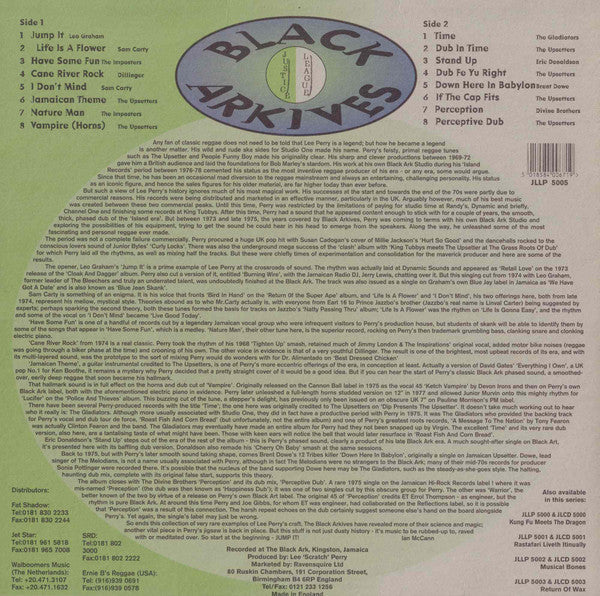 Release: Black Arkives-Vinyl-UK-1996-JLLP 5005-1829046