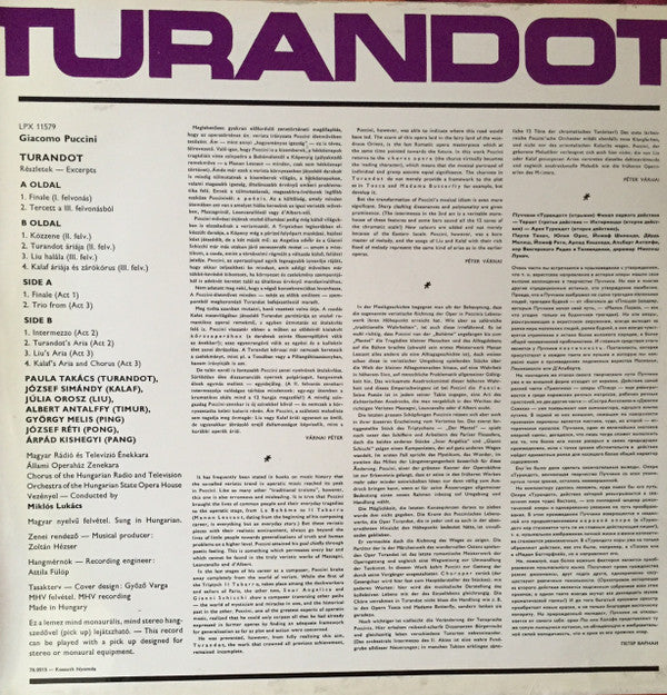 Turandot Excerpts