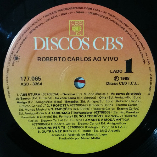 Roberto Carlos Ao Vivo