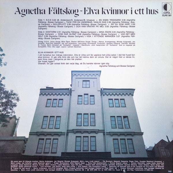 Master Release: Elva Kvinnor I Ett Hus by Agnetha Fältskog