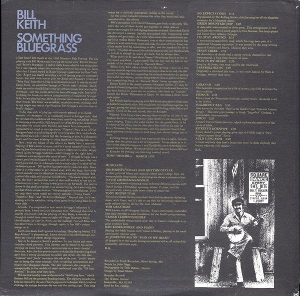 Release: Something Auld, Something Newgrass, Something Borrowed, Something Bluegrass-Vinyl-US-1976-RB-1-6281476