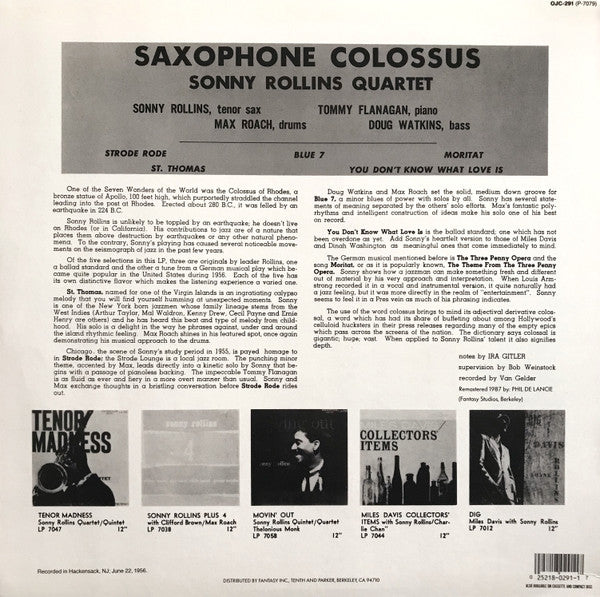 Saxophone Colossus