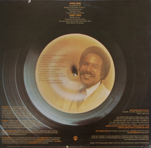 Release: The Eugene Record-Vinyl-US-1977-BS 3018-2184692