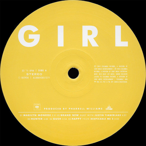 Release: G I R L-Vinyl-US-2014-88843 05727 1, 88843 05727 1-5674829