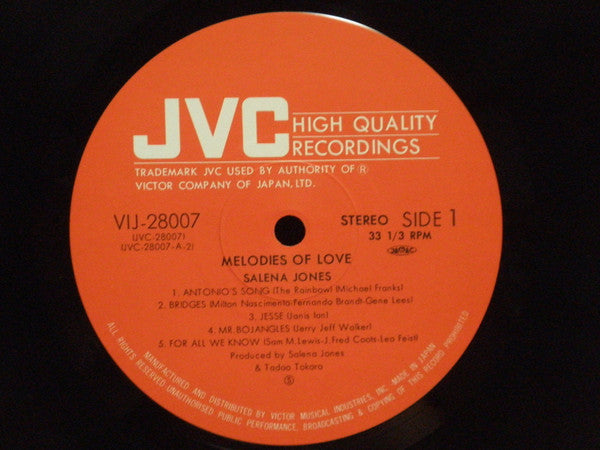 Release: Melodies Of Love-Vinyl-Japan-1981-VIJ-28007-7372163