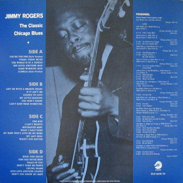 Release: The Classic Chicago Blues-Vinyl-Japan-1985-PLP-6038/39, PLP-6038-9-4830983