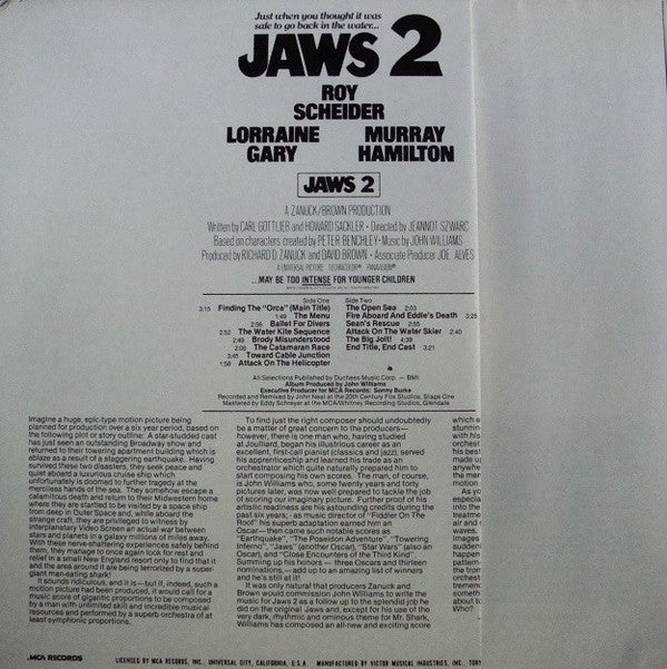 Jaws 2 - The Original Motion Picture Soundtrack