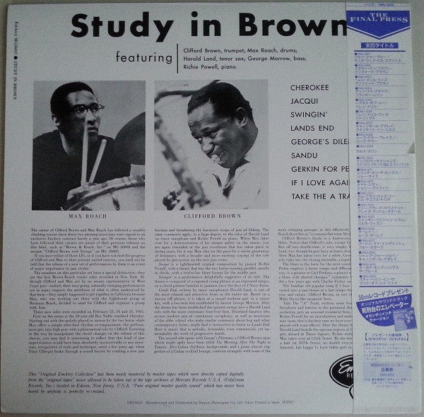 Release: Study In Brown-Vinyl-Japan-1991-DMJ-5002, MG 36037-5234030