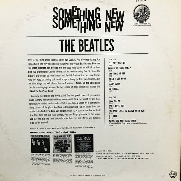Release: Something New-Vinyl-US-1975-ST-2108, ST 2108-7783859