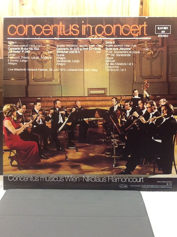 Master Release: Concentus In Concert (Holland Festival) by Concentus Musicus Wien