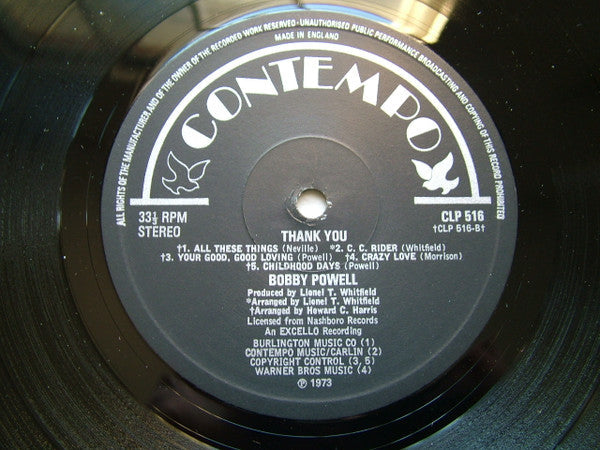 Release: Thank You-Vinyl-UK-1973-CLP 516-7445333