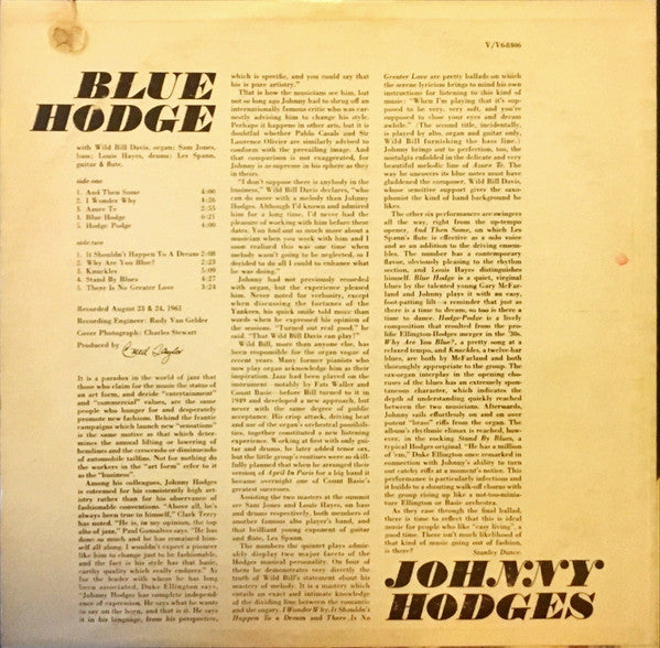 Release: Blue Hodge-Vinyl-US-1961-V6-8406-5463130