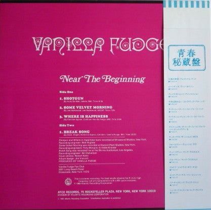 Release: Near The Beginning-Vinyl-Japan-1981-P-8614T-7604680
