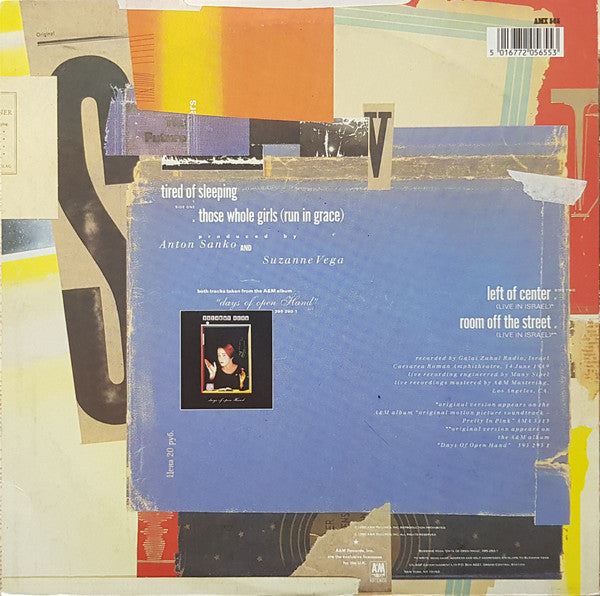 Master Release: Tired Of Sleeping by Suzanne Vega
