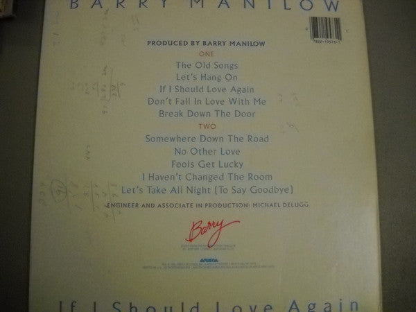 Release: If I Should Love Again-Vinyl-US-1981-AL 9573-8139535