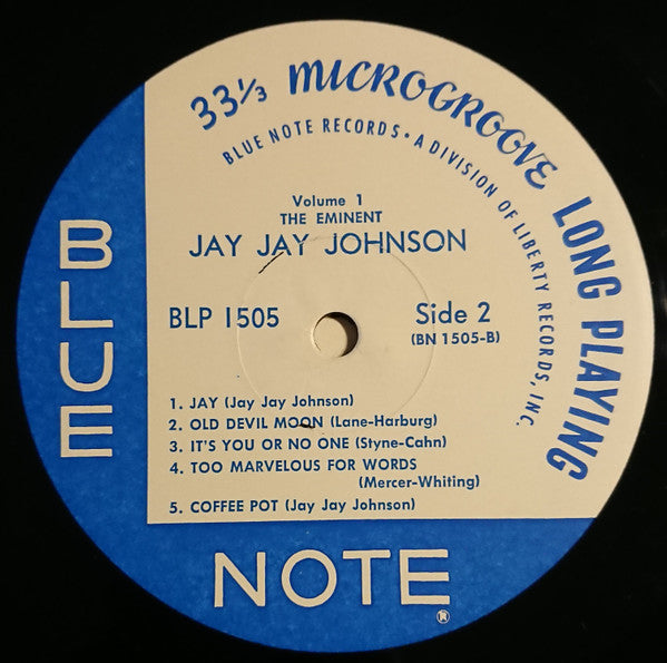 The Eminent Jay Jay Johnson Volume 1