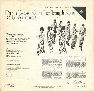 Master Release: Diana Ross & The Supremes Join The Temptations by The Supremes