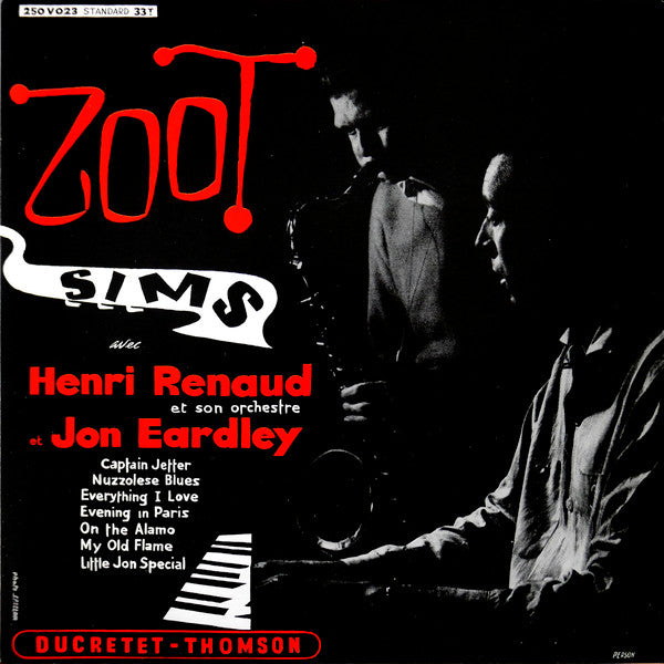 Release: Zoot Sims Avec Henri Renaud Et Son Orchestre Et Jon Eardley-Vinyl-Japan-2010-250 V 023-6430437