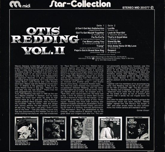 Master Release: Star-Collection Vol. II by Otis Redding
