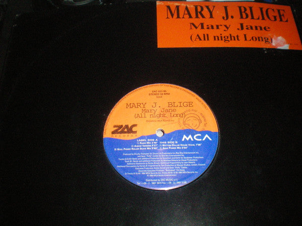 Master Release: Mary Jane (All Night Long) by Mary J. Blige
