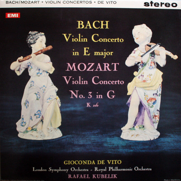 Master Release: Violin Concerto In E Major / Violin Concerto No. 3 In G K 216 by Rafael Kubelik