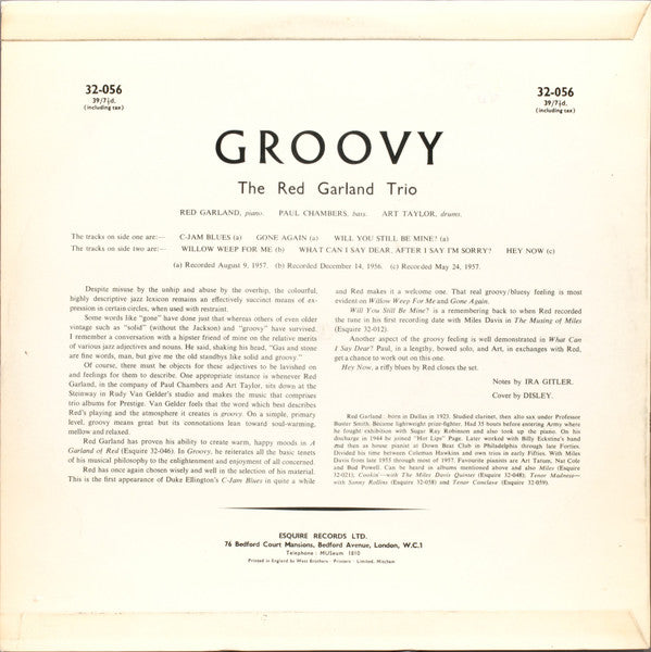 Release: Groovy-Vinyl-UK-1957-32-056-5898804
