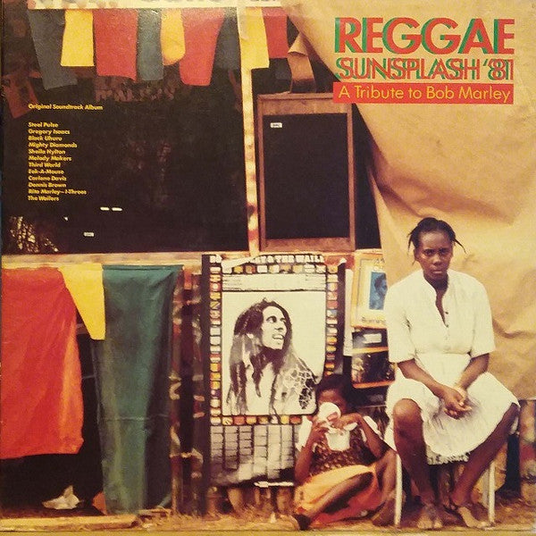 Release: Reggae Sunsplash '81 A Tribute To Bob Marley-Vinyl-Japan-1982-P-5607~8, E1-60035 G-8462110
