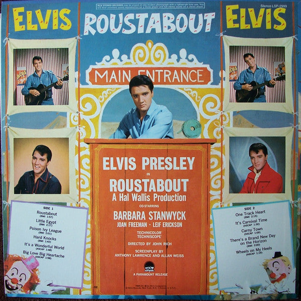 Release: Roustabout-Vinyl-US-1977-LSP-2999-6958766