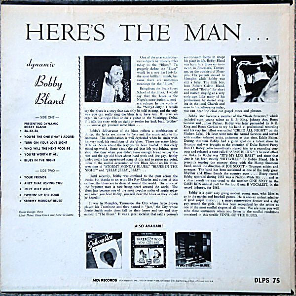 Master Release: Here's The Man by Bobby Bland