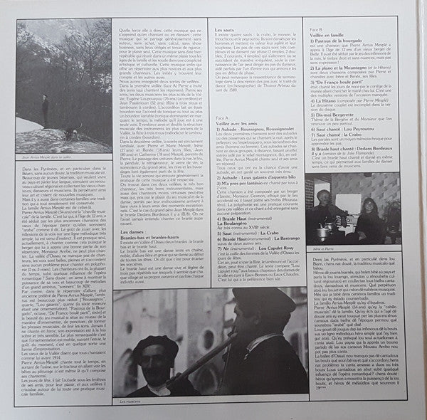 Master Release: Béarn / Biarn - Veillées En Vallée D'Ossau / Beillado En Balleo D'Ossau by Pierre Arrius Mesplé
