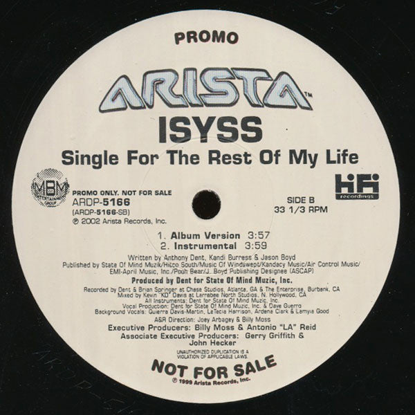 Master Release: Single For The Rest Of My Life by Isyss