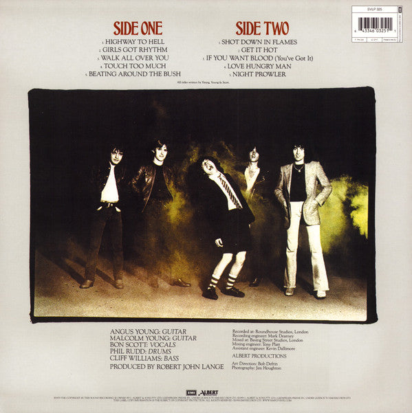 Release: Highway To Hell-Vinyl-Europe-1998-SVLP 325, SVLP 325-2560177