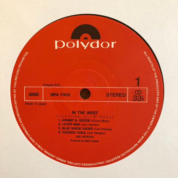 Hendrix In The West