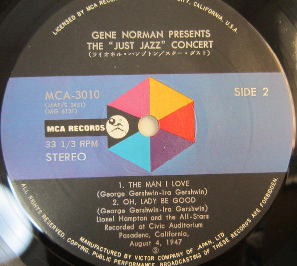 Gene Norman Presents The "Just Jazz" Concert