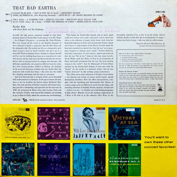 Master Release: That Bad Eartha by Eartha Kitt
