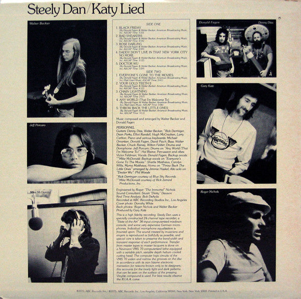 Release: Katy Lied-Vinyl-US-1975-ABCD-846-3833700