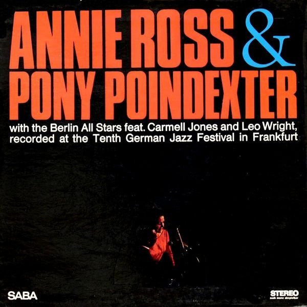 Release: Recorded At The Tenth German Jazz Festival In Frankfurt-Vinyl-Germany-1966-SB 15 082-1306482