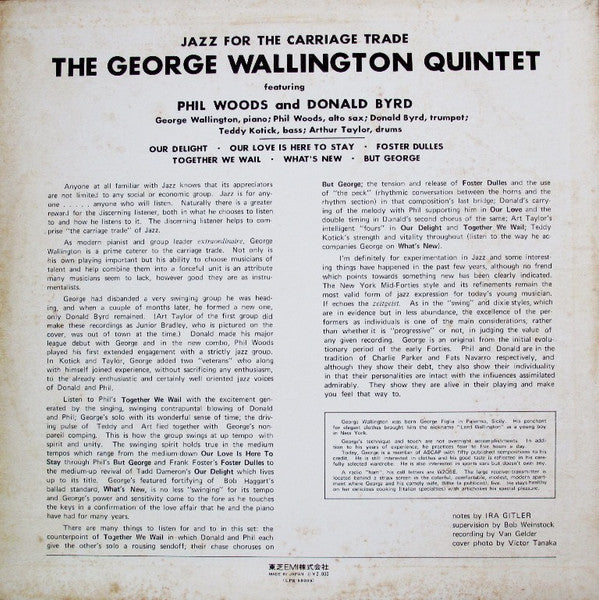 Release: Jazz For The Carriage Trade-Vinyl-Japan-1973-LPR-88009-6186470
