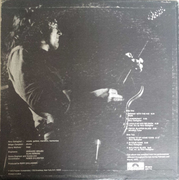 Release: Live! In Europe-Vinyl-US-1972-PD 5513-6771290