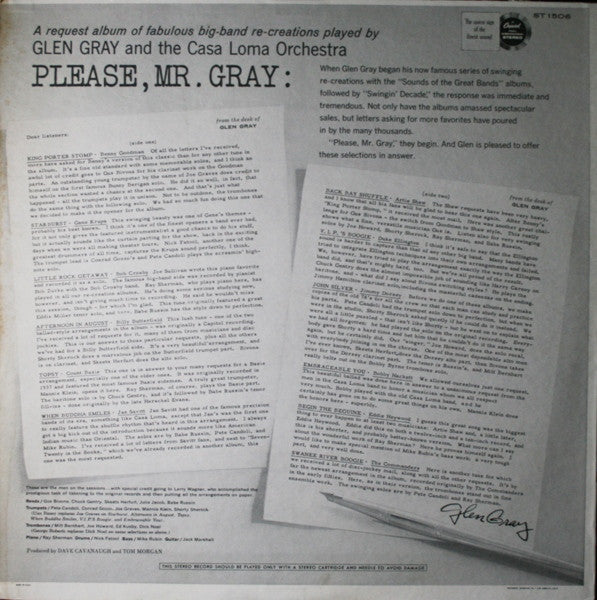 Master Release: Please, Mr. Gray... by Glen Gray & The Casa Loma Orchestra