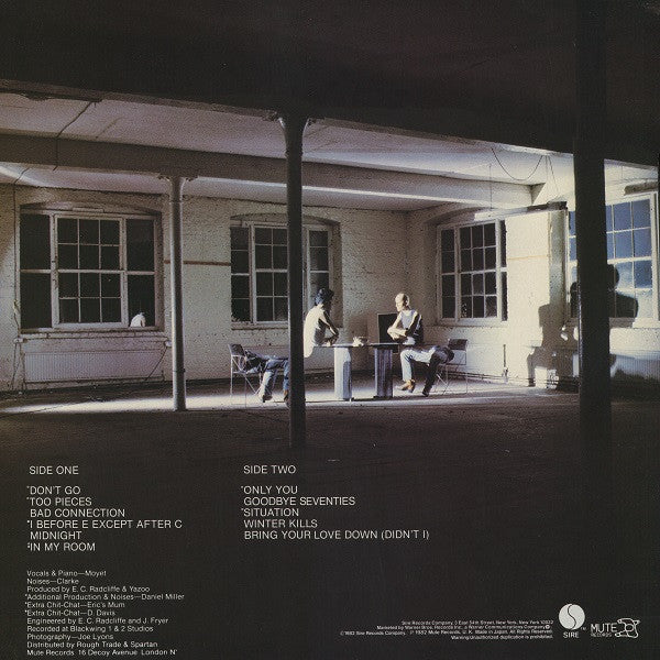 Master Release: Upstairs At Eric's by Yazoo